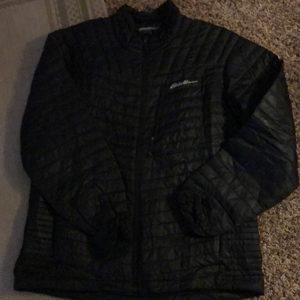 Eddie Bauer Black Quilted Jacket